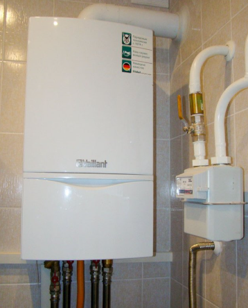 Установка котла